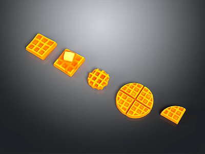 Biscuits Whole Wheat Biscuits Snacks Western-style Baking Food Milk Biscuits Breakfast Biscuits Western-style Snacks 3d model