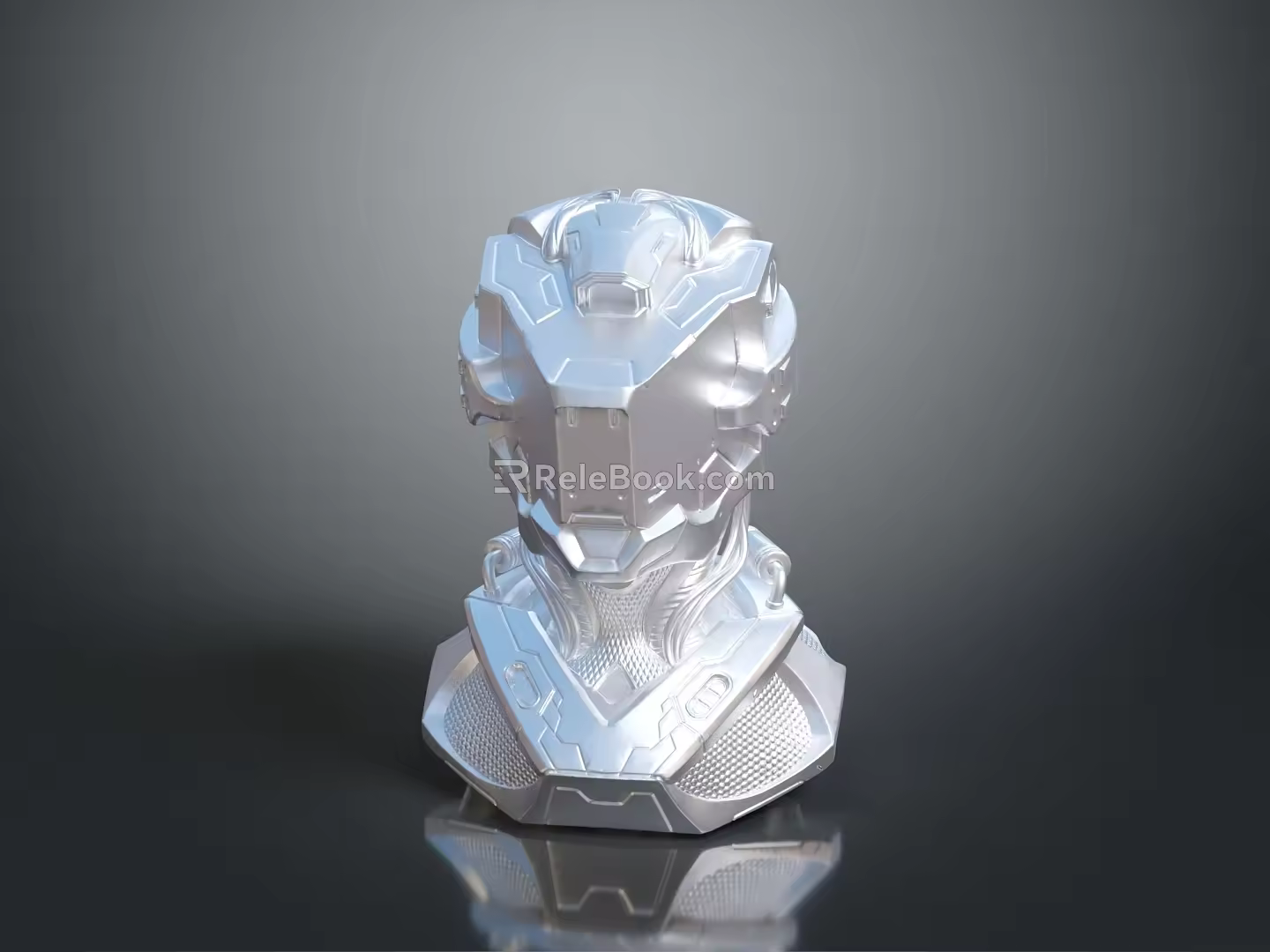 Sci-Fi Helmet Alien Helmet High Tech Helmet Game Helmet 3d model