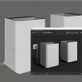 Dimplex White Home Electric Appliances For Indoor Use Connected To Power Socket