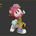 Monkey CG Monkey Cartoon Monkey Anime Monkey Stylized Monkey Fantasy Style Monkey Toy 3d model