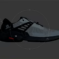 FILA Light Blue And Black Sports Shoes With Mesh Upper And Thick Sole