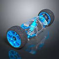 Car Auto Parts Suspension System With Wheel Hub Tires And Metal Springs