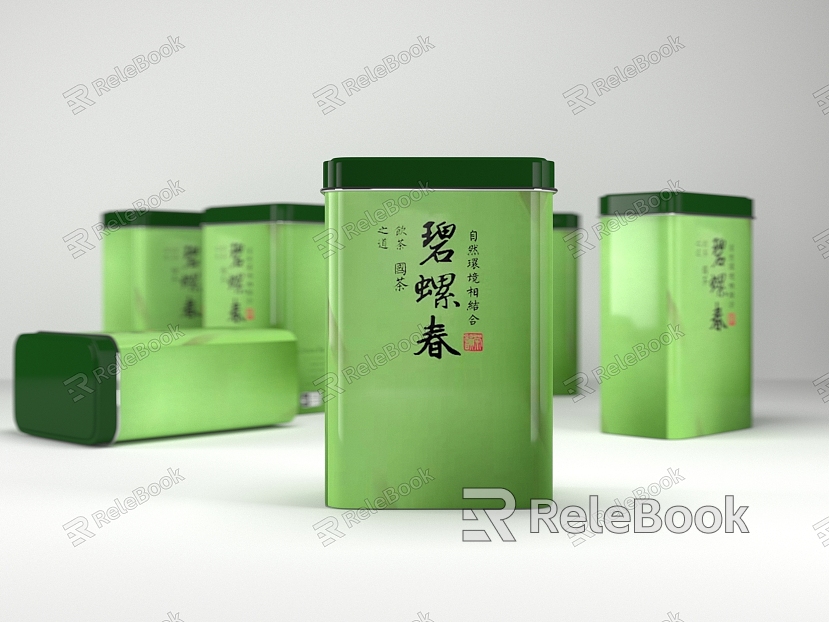 Tea Cans model