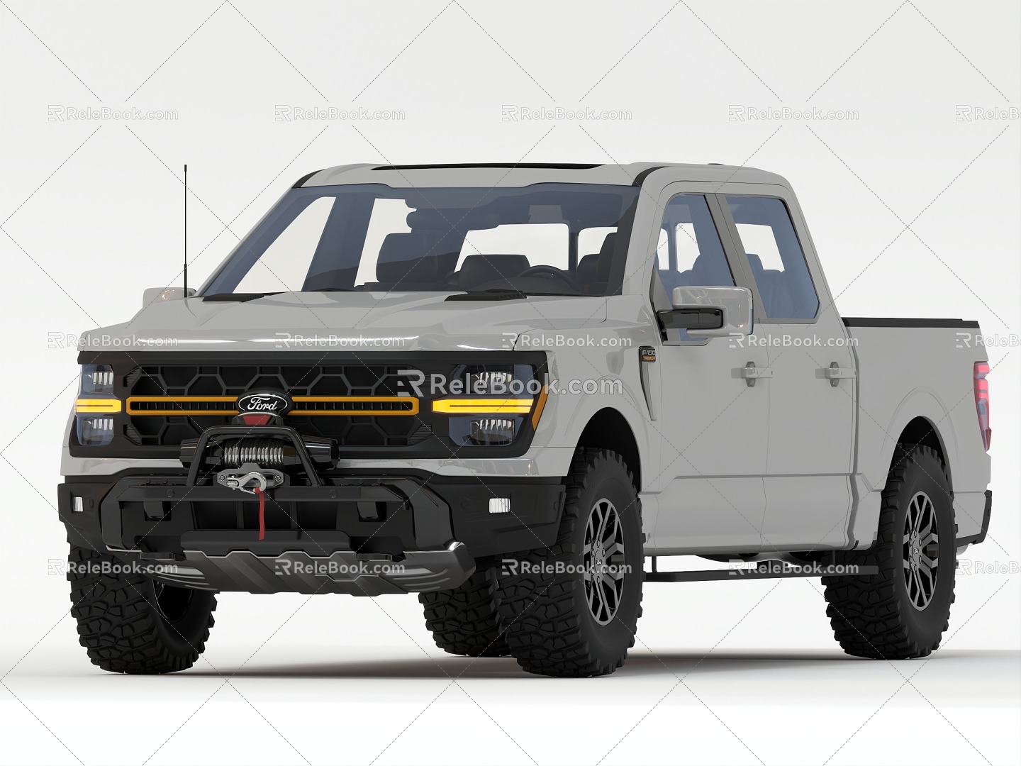 Hyundai Pickup Ford Pickup 3d model