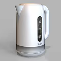 Modern Tefal Electric Kettle With White Design And Transparent Water Level Window For Daily Use Electrical Appliance