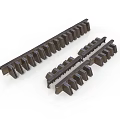 Durable Metal Train Track Parts For Model Railway Construction And Assembly