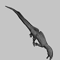 Realistic 3D Dinosaur Model With Long Tail And Clawed Feet Design 3d model