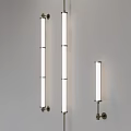 Modern Wall Lamps With Sleek Vertical Design And Metal Frame Fixtures