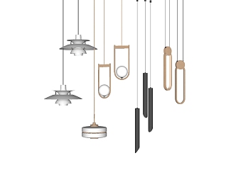 Light Luxury Chandelier 3d model