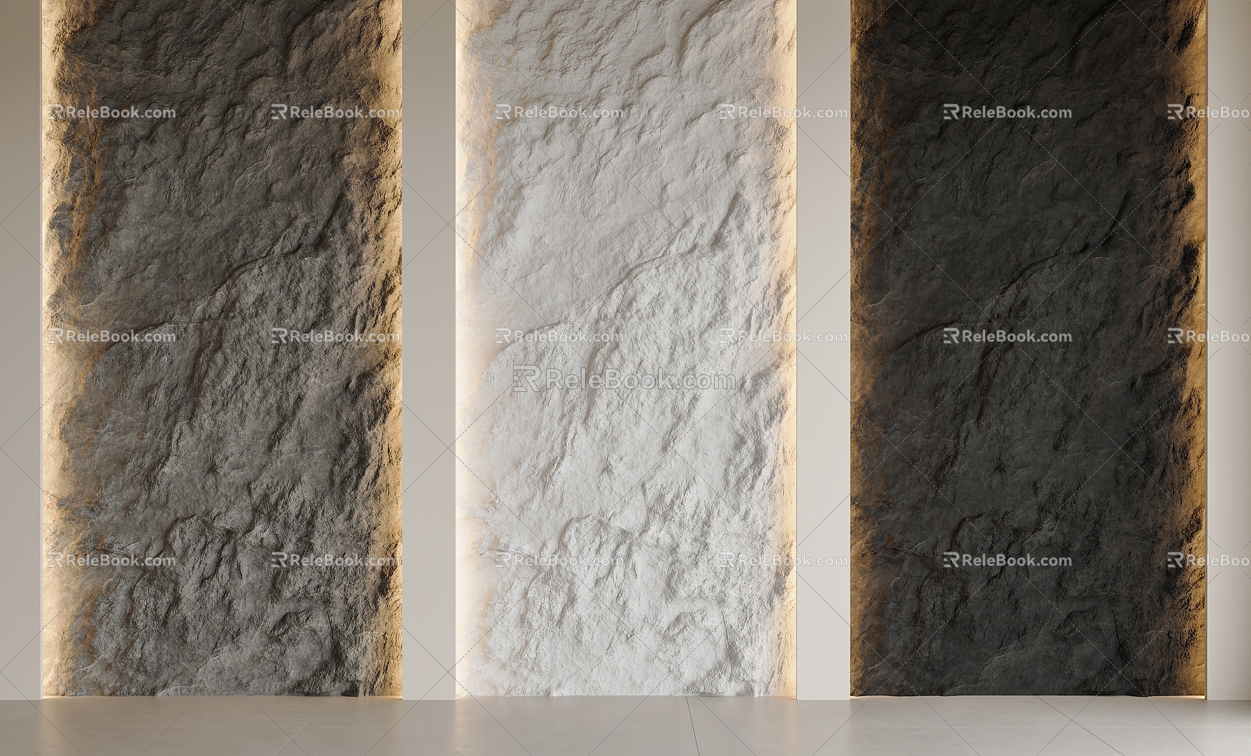 Modern rubble stone background wall rubble stone wall rubble stone wall stone background wall background wall cultural stone azalite 3d model