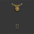 Yellow Mechanical Hoist Equipment with Steel Cable Drum and Lifting Hook