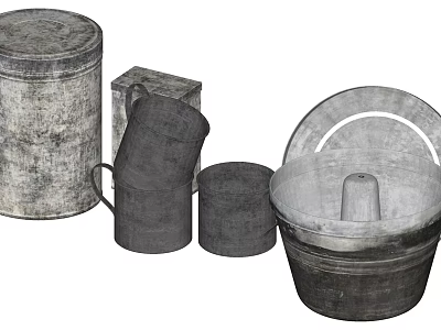 Modern ornaments bottle and jar furnishings 3d model