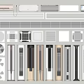 Various Types Of Air Conditioner Fans With Modern Designs And Different Styles