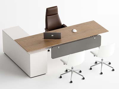 Modern office desk and chair boss table model