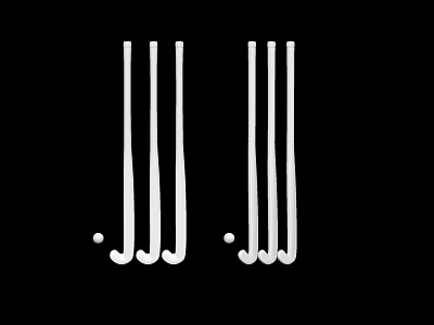 High Quality Hockey Sticks With Balls For Essential Sports Training Equipment 3d model