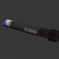 STC Mod 2 Cylindrical Device With Blue Light And Black Exterior Design