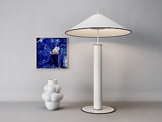 Modern Table Lamp Stroke Ambience Reading Lamp 3d model