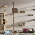 Cat climbing frame 3d model