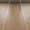 Natural Light Wood Flooring Design With Herringbone Pattern Straight Plank And Natural Grain