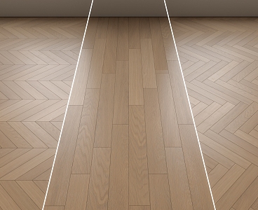 Modern Wood Flooring 3d model