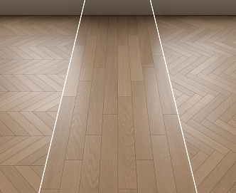 Modern Wood Flooring 3d model