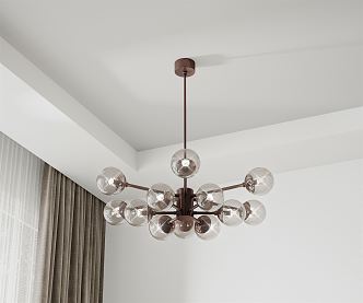 Modern chandelier 3d model