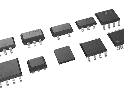 Industrial Equipment Electronic Components Featuring Integrated Circuits Various Sizes And Pin Designs 3d model