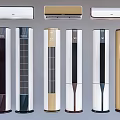 Modern Air Conditioner Fans With Wall Mounted And Floor Standing Designs