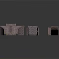 Gray Stone Scene Components With Various Shapes For Landscape Design Projects