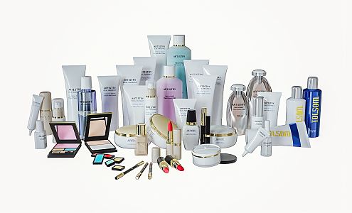 Modern Cosmetics Cosmetic Combinations 3d model