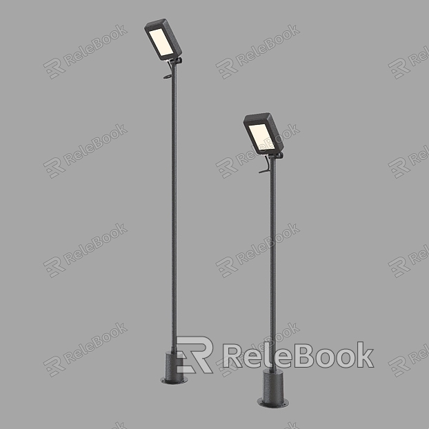 Street lamp landscape lamp high pole outdoor scenic area courtyard lamp lamp pole street lamp garden retro park model