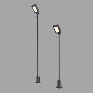 Street lamp landscape lamp high pole outdoor scenic area courtyard lamp pole street lamp garden retro park 3d model