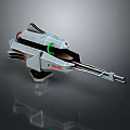 laser tower turret turntable sci-fi tower defense game tower defense sci-fi turret game turret game turret 3d model