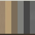 Modern Wall Panels in Various Colors for Interior Display as Man Examines Texture