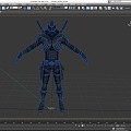 Science Fiction Ninja Science Fiction Warrior Future Warrior Science Fiction Man Ninja Low Face Number Low Model Simple Model Game Sub-era Movie and TV Level Super Realistic High Precision 3d model