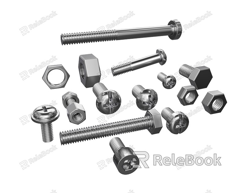 modern screw screw nut model