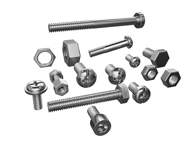 modern screw nut model