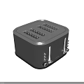 4 Slice Silver Toaster Modern Stainless Steel Kitchen Appliance With Sleek Design