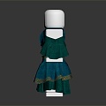 Modern Skirt Short Skirt Fashion Skirt One-piece Skirt 3d model