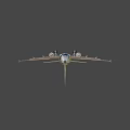 Airbus Commercial Aircraft In Flight With Extended Landing Gear And Blue Tail Fin