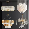 Modern Elegant Chandeliers With Gold Frames Crystal Accents And Unique Hanging Designs