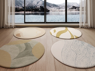 Modern Round Carpet model