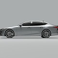 Lu sports car Lexus LS500 Primary Color Medium Quality 3d model