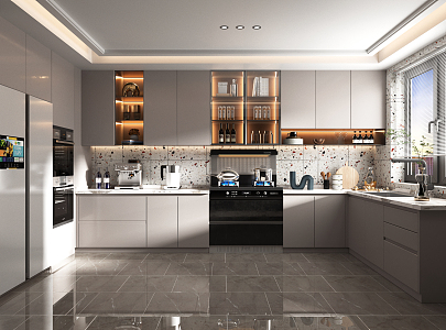 Modern Kitchen 3d model