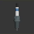 High Quality Spark Plug With Black Top Blue Stripe And Metal Thread For Household Use