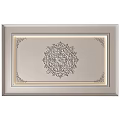 Modern Ceiling Design With Ornate Central Pattern And Decorative Frame Borders 3d model