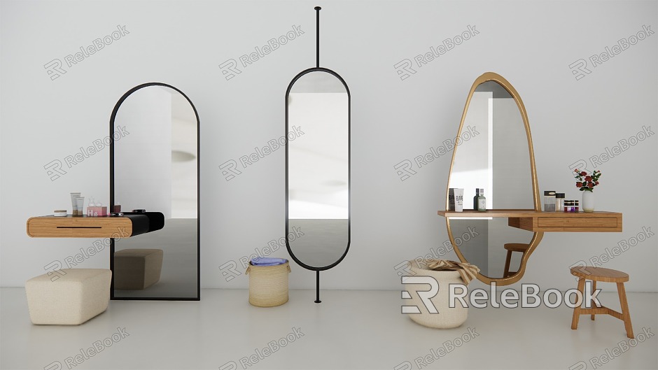 Dresser mirror model