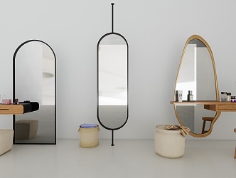 Dresser mirror 3d model