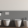 Modern Toilet Smart Toilet 3d model