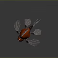 Modern robot fish machine fish machine turtle 3d model